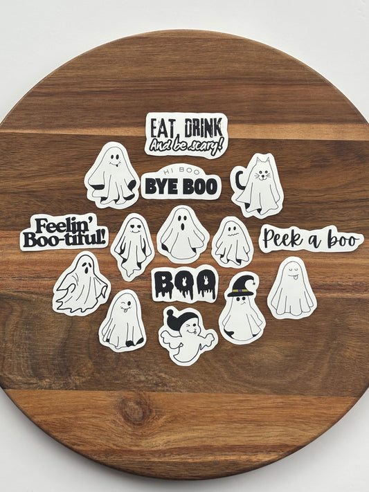 Cute Halloween Ghost Stickers