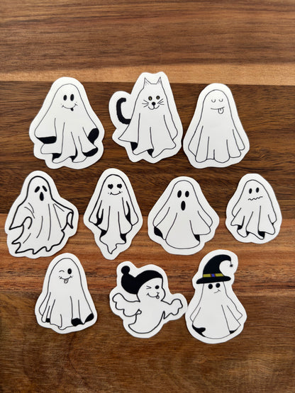 Cute Halloween Ghost Stickers