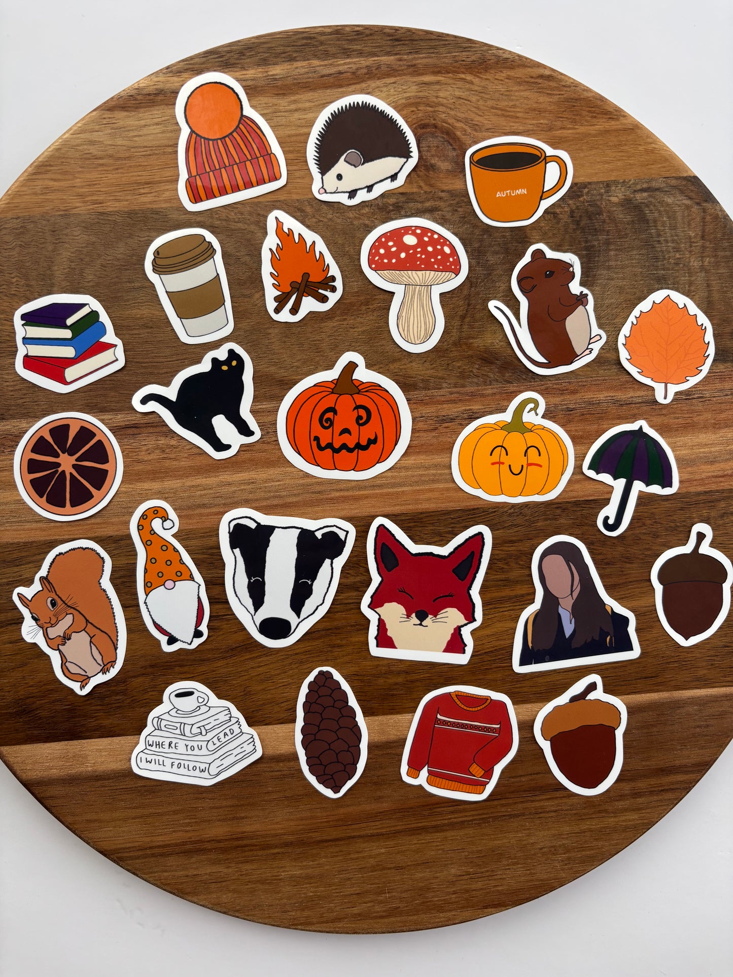 Autumn Themed Stickers